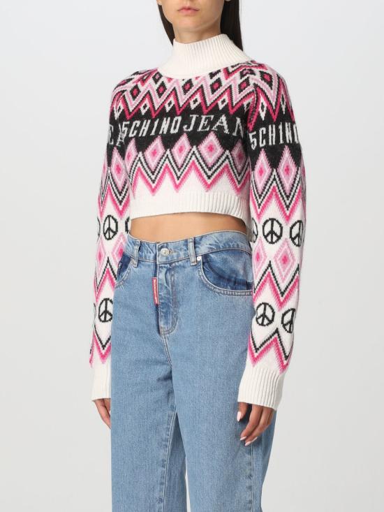  모스키노 터틀넥 09318709 2002 White - MOSCHINO