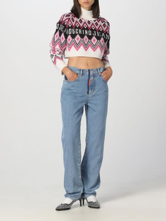  모스키노 터틀넥 09318709 2002 White - MOSCHINO