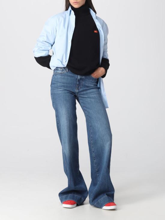 25FW 겐조 터틀넥 FD62PU4323LC 99J Black - KENZO