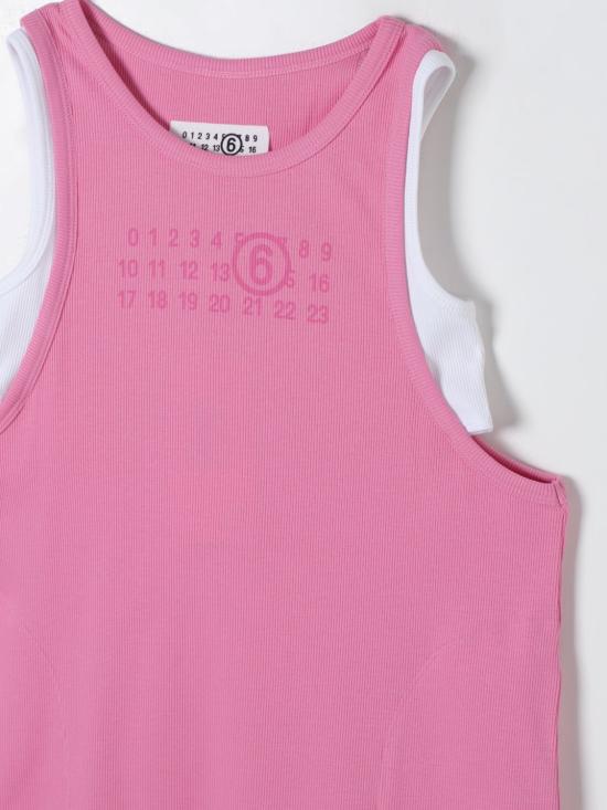  [키즈] MM6 메종마르지엘라 원피스 M60591MM02G M6300 Pink - MM6 MAISON MARGIELA