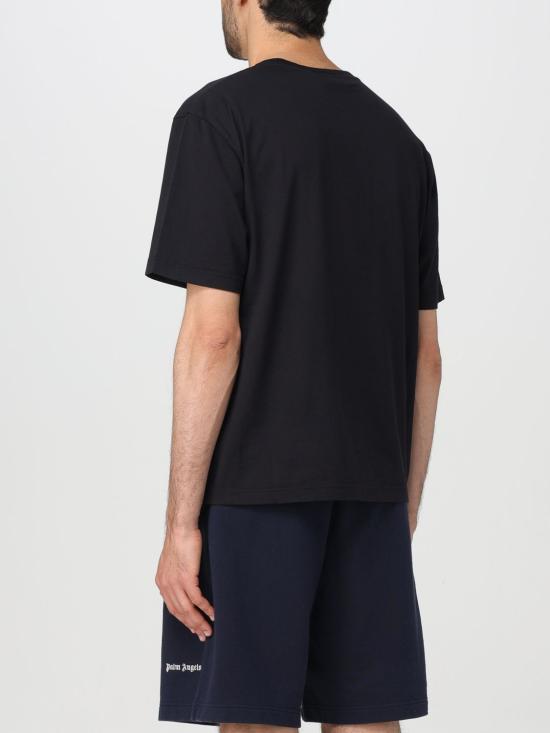 25FW 팜앤젤스 반팔 티셔츠 PMAA089S24JER002 1001 Black - PALM ANGELS