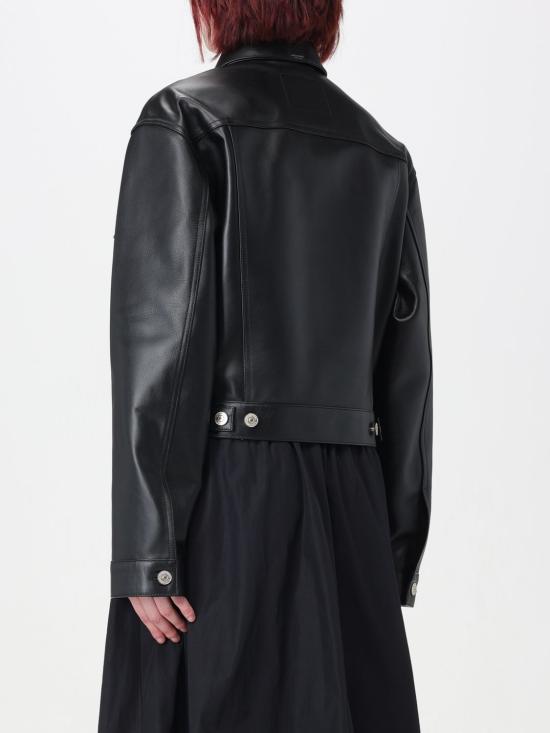  발렌시아가 가죽 자켓 773439TPS30 1000 Black - BALENCIAGA