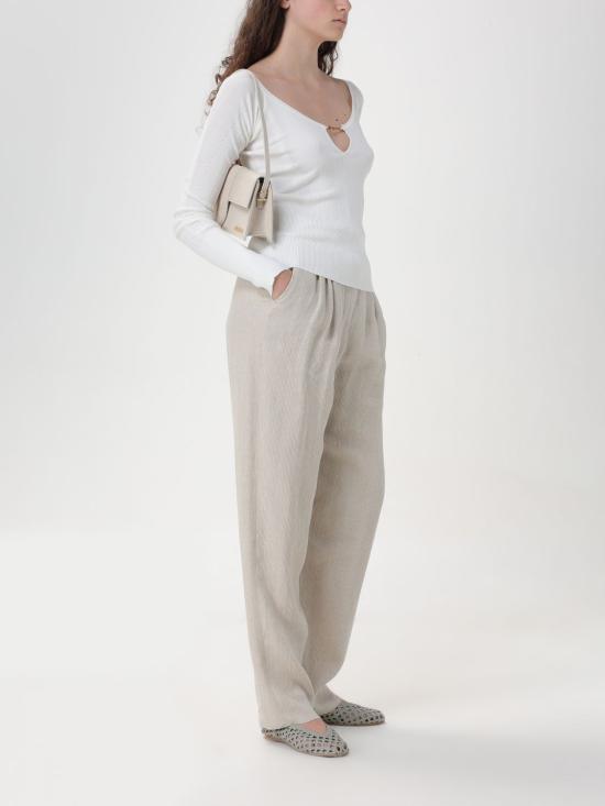 25SS 자크뮈스 스웨터 241KN3572358 110 White - JACQUEMUS