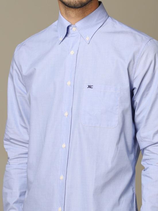  엑스씨 긴팔 셔츠 DP3 XD C062 615 Gnawed Blue - XC