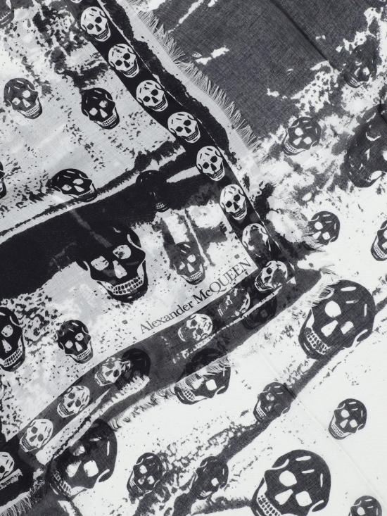  알렉산더 맥퀸 머플러/스카프 7820344943Q 9260 White - ALEXANDER MCQUEEN