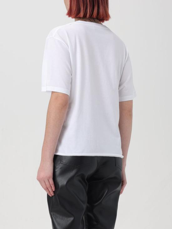 25FW 생로랑 반팔 티셔츠 460876YB2DQ 9000 White - SAINT LAURENT