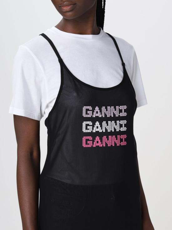  가니 롱 원피스 T3331 99 Black - GANNI