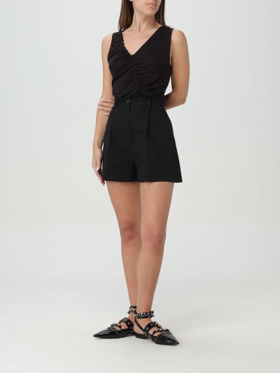 25FW 핑코 민소매 티셔츠 103281A1OI Z99 Black - PINKO