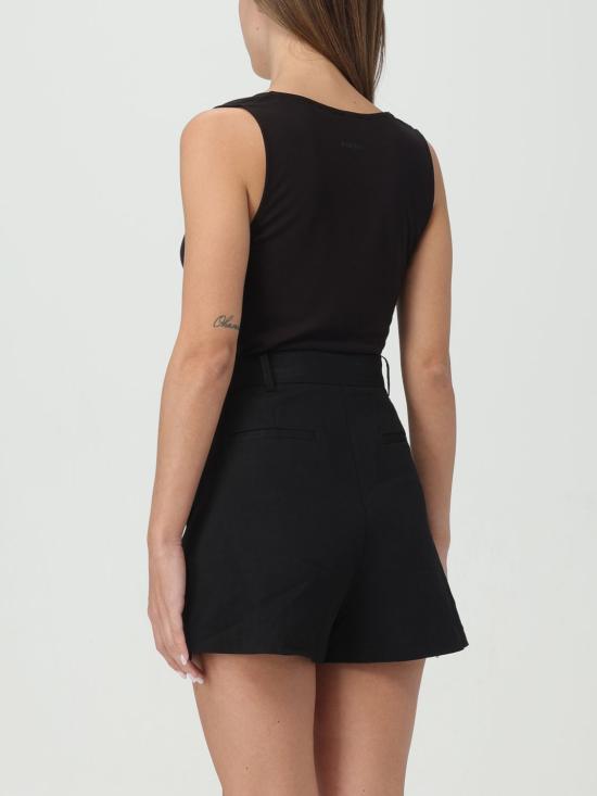 25FW 핑코 민소매 티셔츠 103281A1OI Z99 Black - PINKO