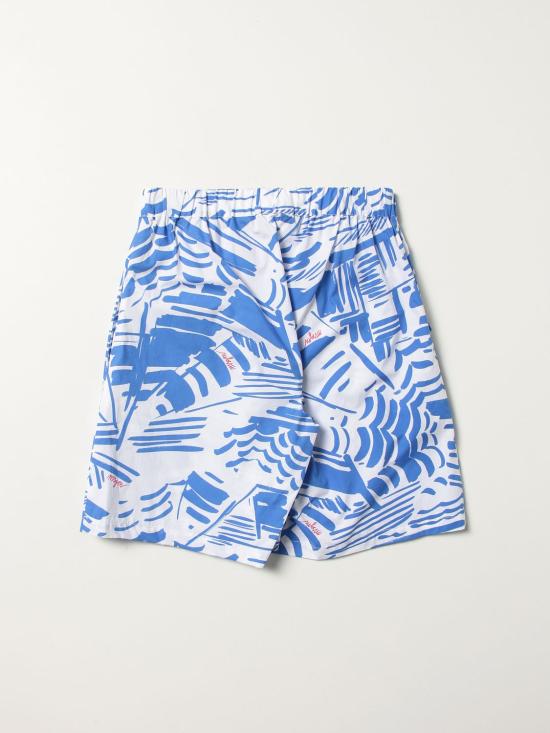  [키즈] 엠에스지엠 스커트 MS028862 130 Gnawed Blue - MSGM