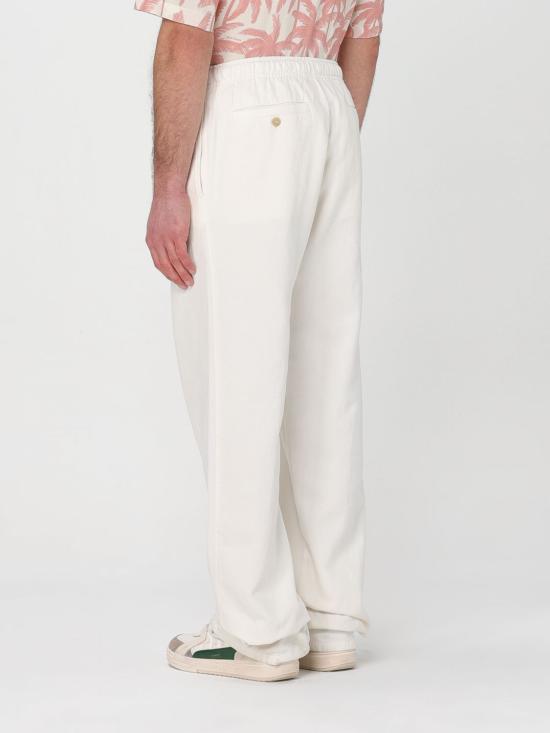 25FW 팜앤젤스 스트레이트 팬츠 PMCA141R24FAB001 0310 White - PALM ANGELS