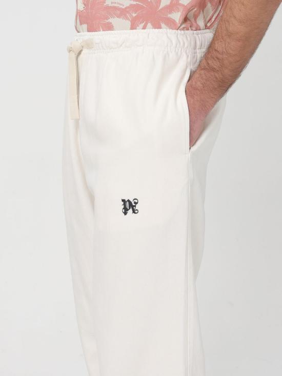25FW 팜앤젤스 스트레이트 팬츠 PMCA141R24FAB001 0310 White - PALM ANGELS