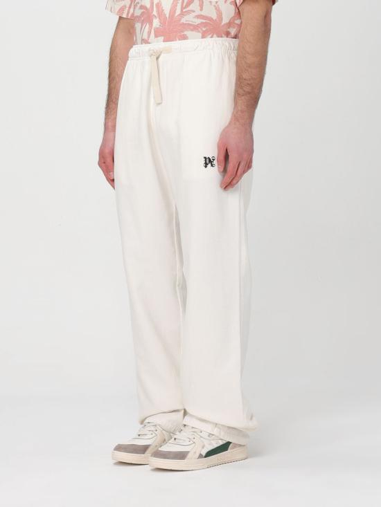 25FW 팜앤젤스 스트레이트 팬츠 PMCA141R24FAB001 0310 White - PALM ANGELS