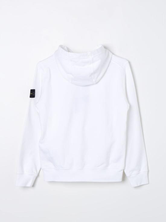 25FW [키즈] 스톤 아일랜드 풀오버 61640 V0001 White - STONE ISLAND