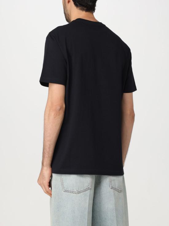 25FW 베르사체 반팔 티셔츠 10084811A08489 1B000 Black - VERSACE