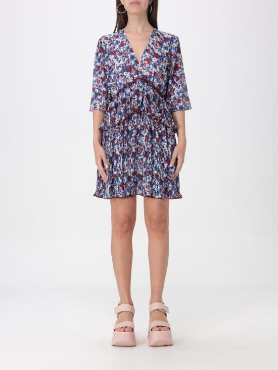 25FW 가니 미디 원피스 F8864 999 Multicolor