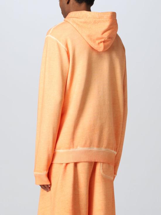 25FW 마르셀로 불론 후드 티셔츠 CMBB007S23FLE004 2025 Orange - MARCELO BURLON