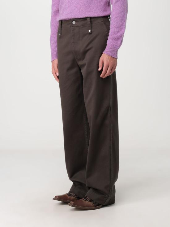 25FW 버버리 스트레이트 팬츠 8076645 Brown - BURBERRY