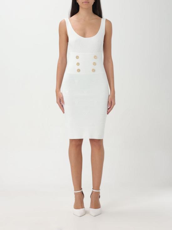 25FW 핑코 미디 원피스 102879A1LK Z04 White