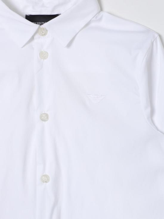 25FW [키즈] 엠포리오 아르마니 셔츠 8N4C091N06Z 0100 White - EMPORIO ARMANI