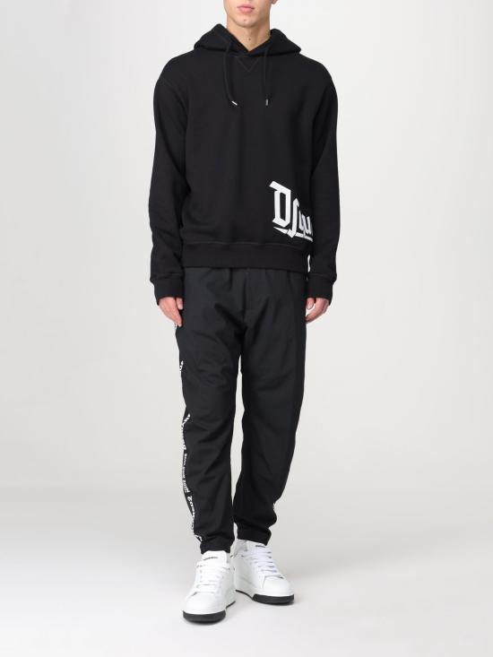  디스퀘어드2 후드 티셔츠 S71GU0627S25516 900 Black - DSQUARED2