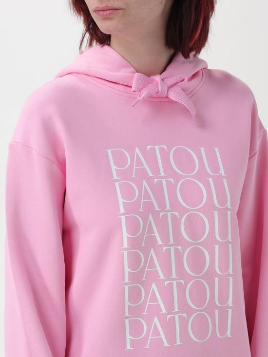 파투 후드 티셔츠 JE0939995 455P Pink - PATOU