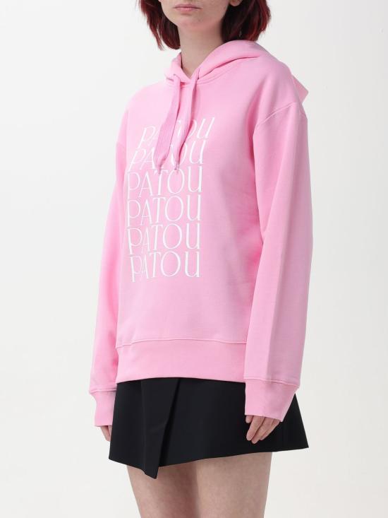  파투 후드 티셔츠 JE0939995 455P Pink - PATOU