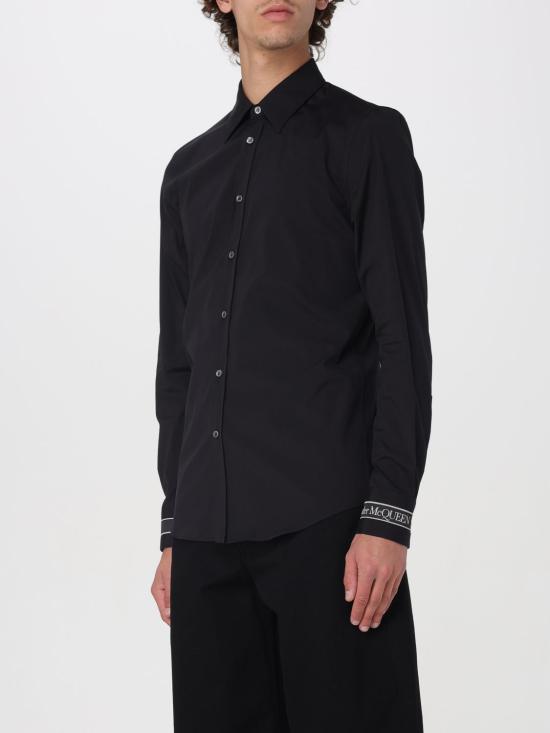  알렉산더 맥퀸 긴팔 셔츠 792109QNAAB 1000 Black - ALEXANDER MCQUEEN