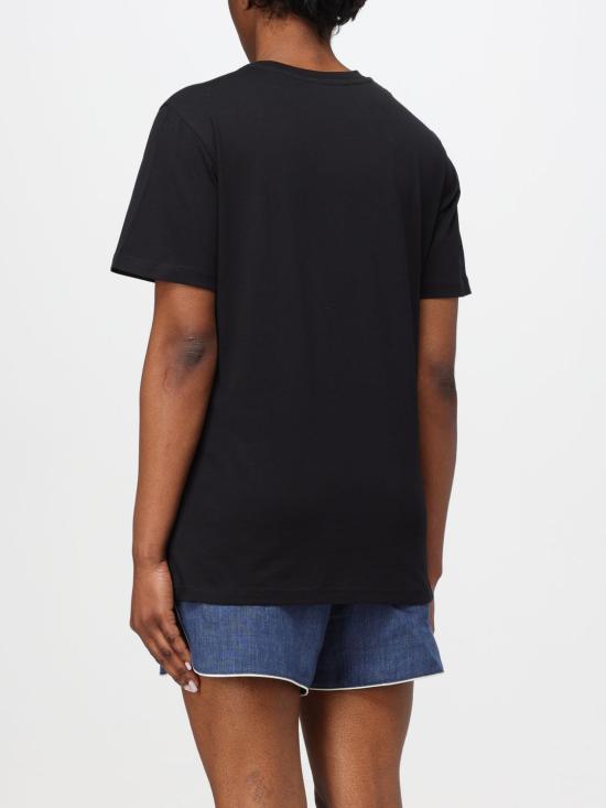 25FW 모스키노 반팔 티셔츠 07030541 2555 Black - MOSCHINO