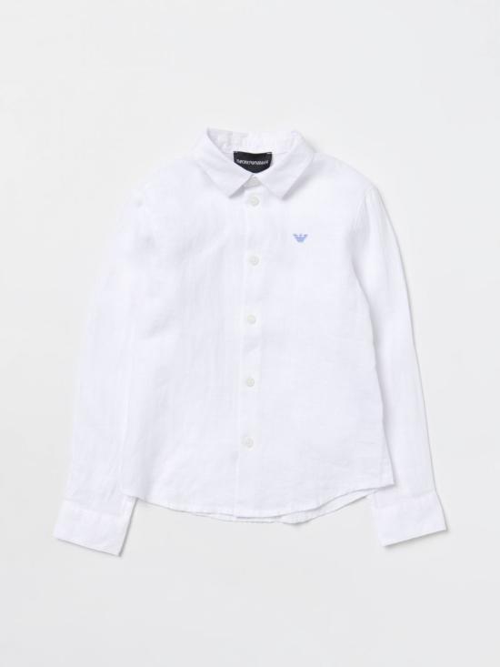 25FW [키즈] 엠포리오 아르마니 셔츠 8N4CJ93NEEZ 0100 White
