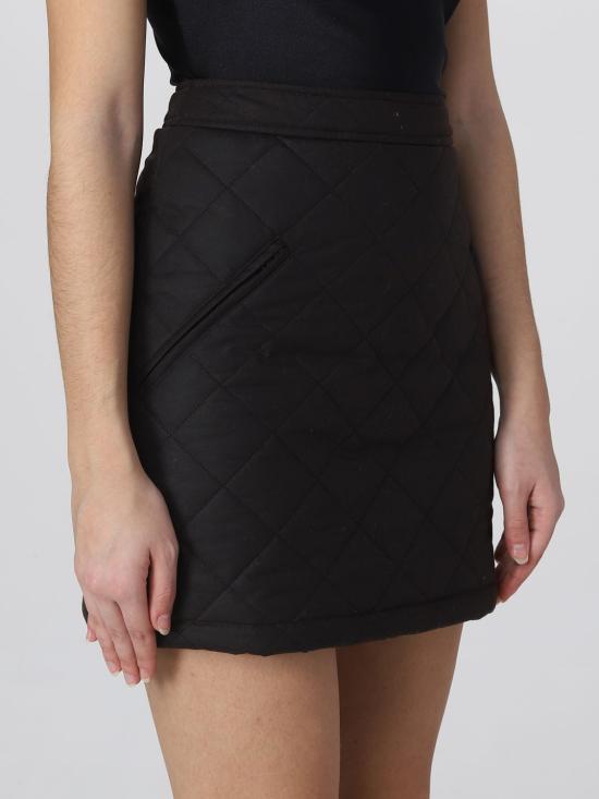 25FW 버버리 퀼티드 패턴 미니스커트 숏 스커트 8065112 Brown - BURBERRY