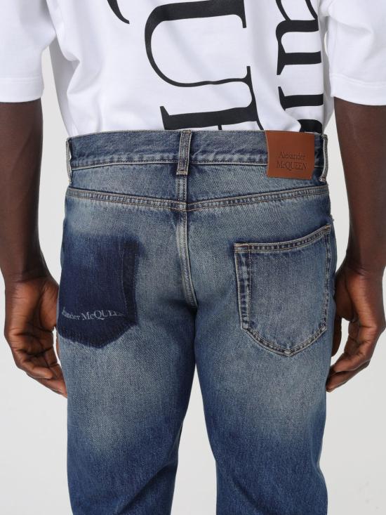 24FW 알렉산더 맥퀸 데님 팬츠 794082QYAA5 4211 Denim - ALEXANDER MCQUEEN