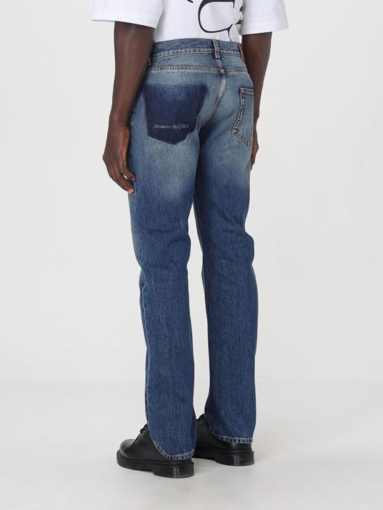 24FW 알렉산더 맥퀸 데님 팬츠 794082QYAA5 4211 Denim - ALEXANDER MCQUEEN