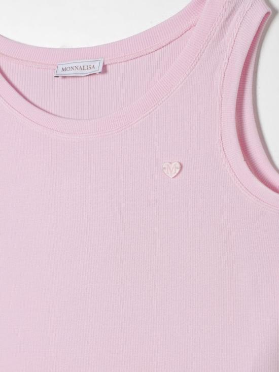  [키즈] 모나리자 티셔츠 17C6023212 0090 Pink - MONNALISA