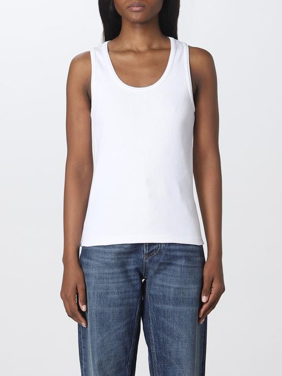  보테가베네타 민소매 티셔츠 715043V2I50 9071 White