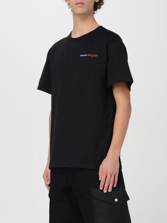  알렉산더 맥퀸 반팔 티셔츠 776281QXAAB 0552 Black - ALEXANDER MCQUEEN