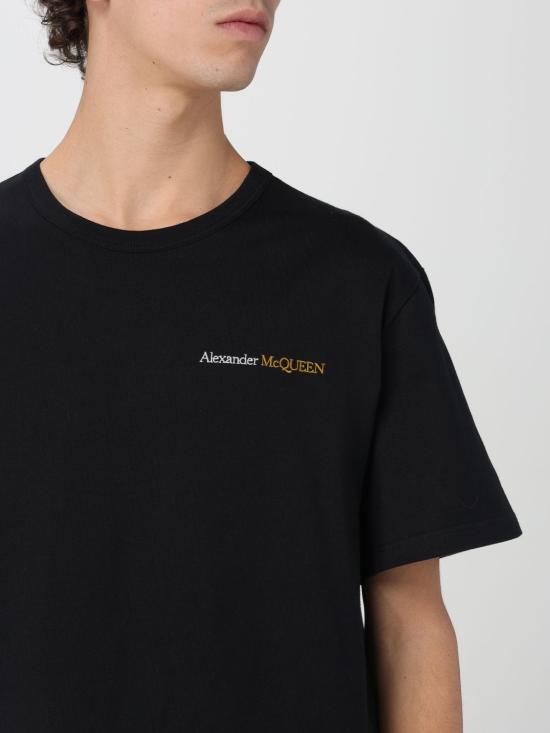  알렉산더 맥퀸 반팔 티셔츠 776281QXAAB 0552 Black - ALEXANDER MCQUEEN