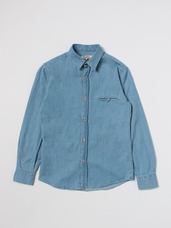 25FW [키즈] 누프키트 데님 셔츠 NK878 71 Gnawed Blue