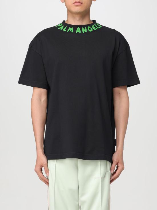  팜앤젤스 반팔 티셔츠 PWAA073S24JER001 1070 Black