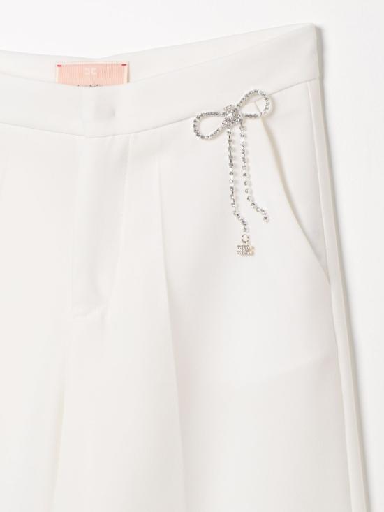 25FW [키즈] 엘리자베타프랜치 스트레이트 팬츠 EFPA2180GA085 0000 Yellow Cream - ELISABETTA FRANCHI