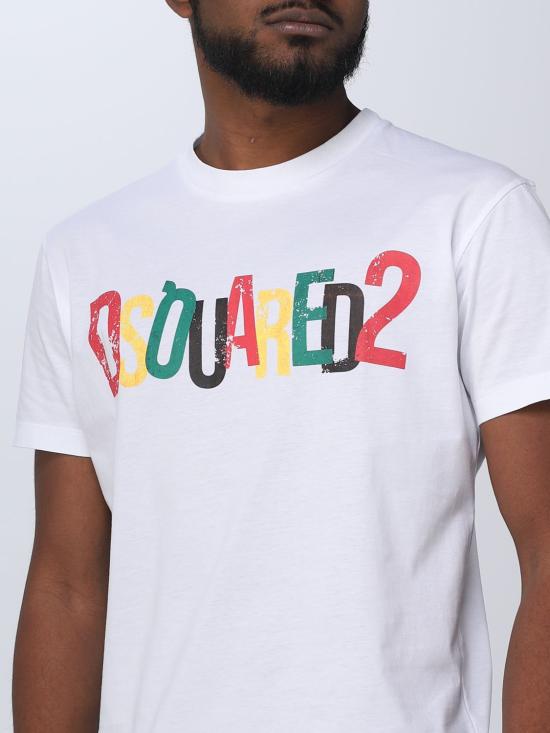  디스퀘어드2 긴팔 티셔츠 S71GD1249S23009 100 White - DSQUARED2