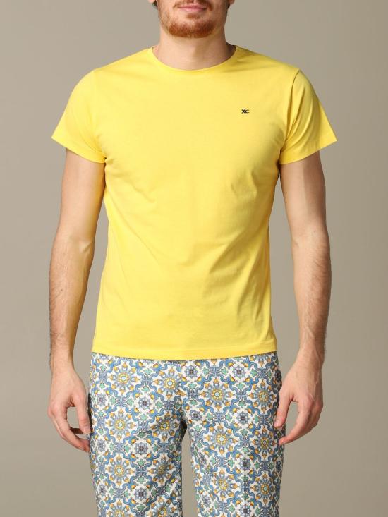  엑스씨 반팔 티셔츠 T SHIRT M GIALLO PASTELLO Yellow