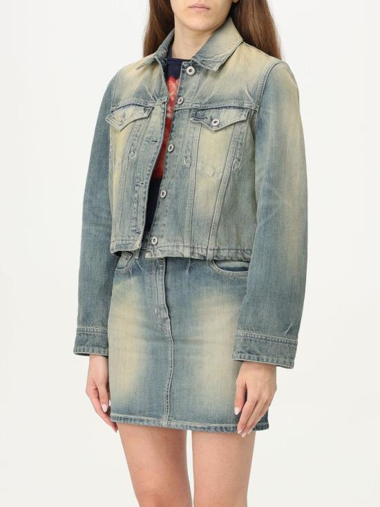  겐조 데님 자켓 FE52DV2456I7 DY Grey - KENZO