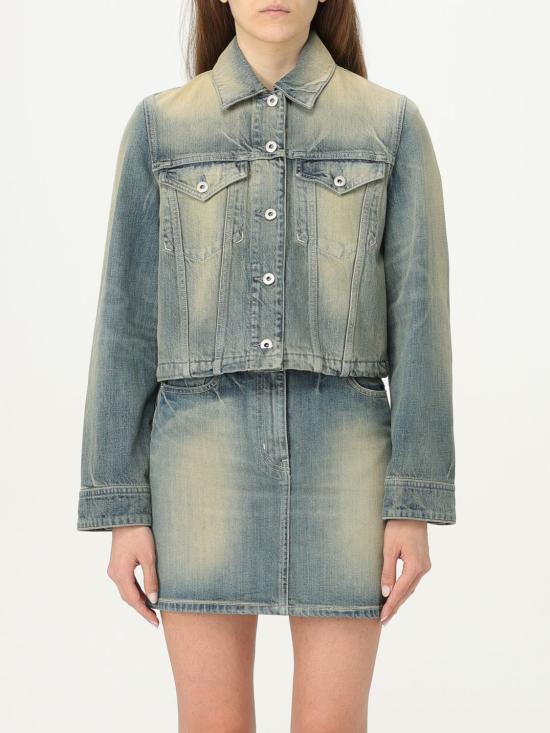  겐조 데님 자켓 FE52DV2456I7 DY Grey