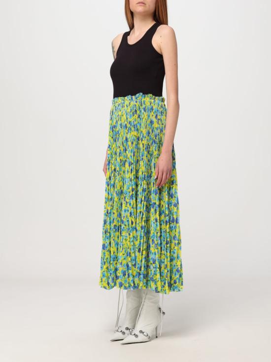  발렌시아가 롱 원피스 790644 TQL29 5011 Green - BALENCIAGA