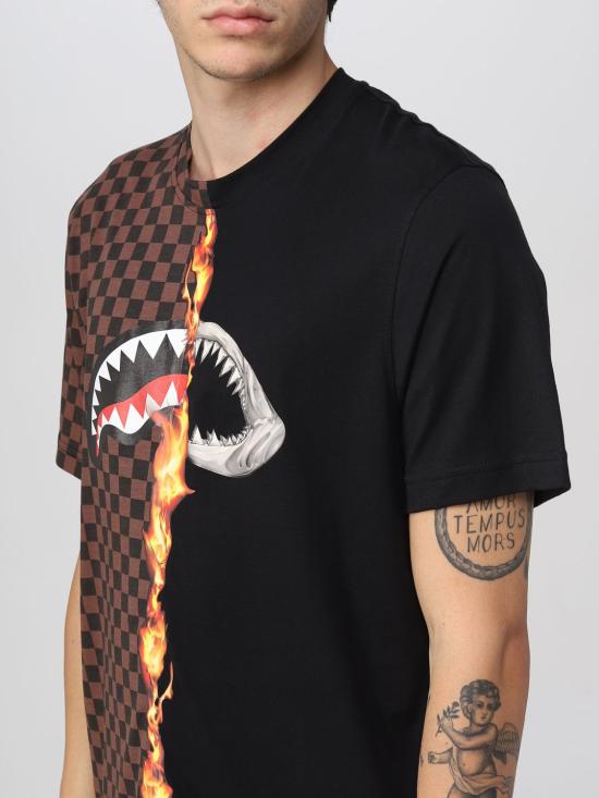  스프레이그라운드 반팔 티셔츠 SP213 Brown - SPRAYGROUND