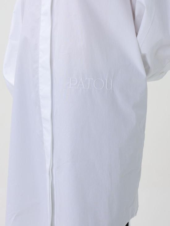 25FW 파투 미디 원피스 DR0860017 001W White - PATOU