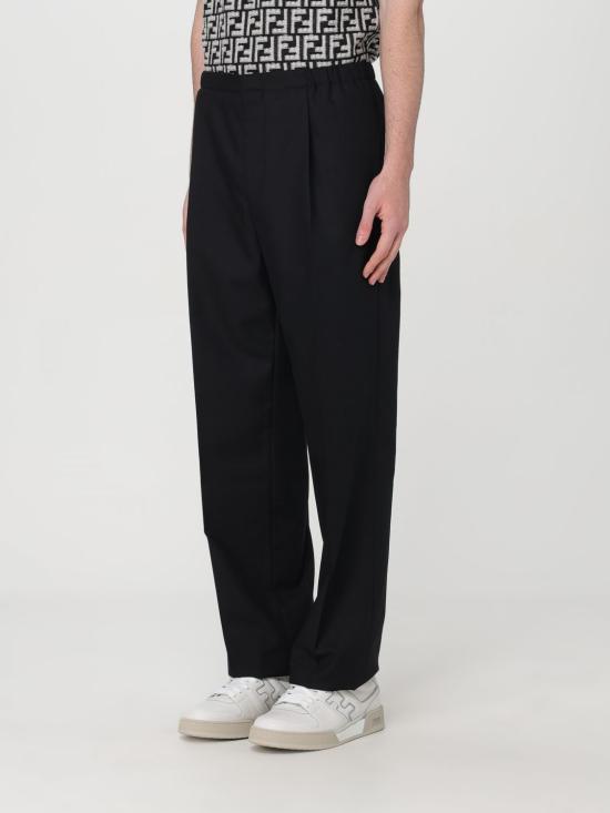 25FW 펜디 스트레이트 팬츠 FB0979AR8S F0QA1 Black - FENDI