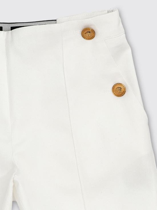 25FW [키즈] 베르사체 쇼츠/버뮤다 10136491A09209 1W010 White - VERSACE