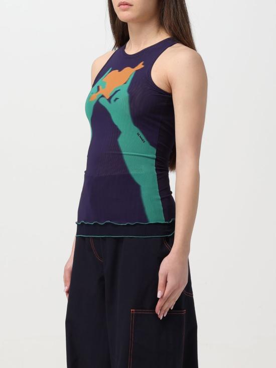  써네이 민소매 티셔츠 PRTWWTOP014 0097 Navy - SUNNEI